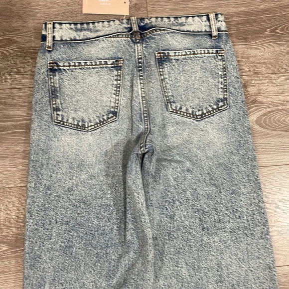 NWT Revice Mixtape / 2000’s Fold Over Waist Stone Washed Denim Jeans 29 - Picture 14 of 16
